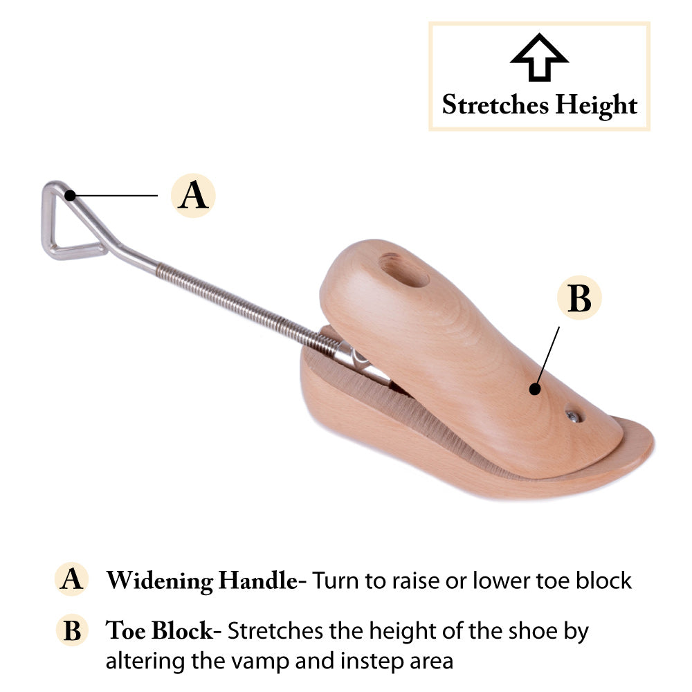 FootFitter Vamp & Instep Stretcher with Shoe Stretch Spray