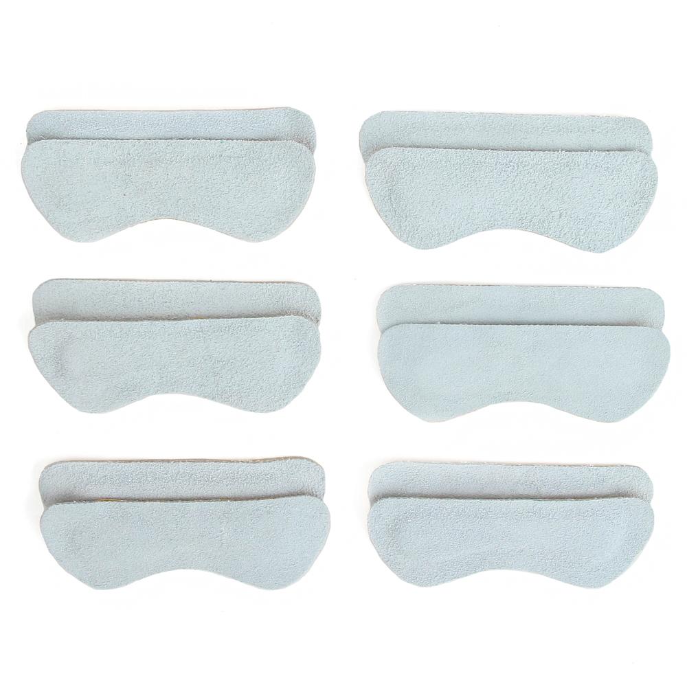 Heel Lovers Suede Leather Heel Grips, Grey - Single Pair