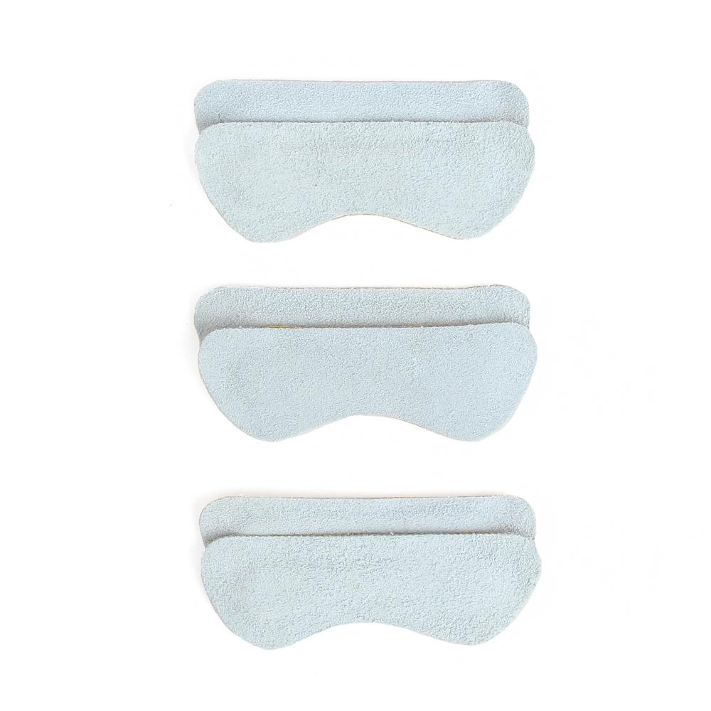 Heel Lovers Suede Leather Heel Grips, Grey - Single Pair