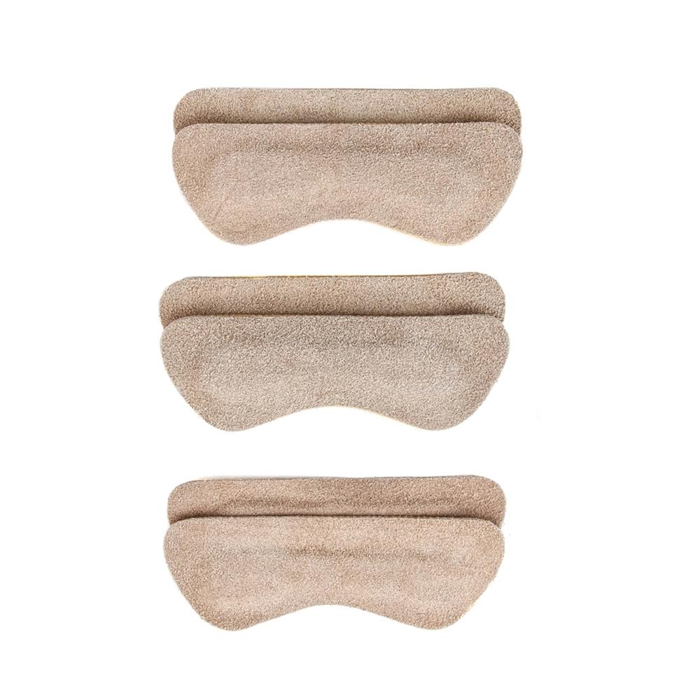 Heel Lovers Suede Leather Heel Grips, Tan - 3 Pairs