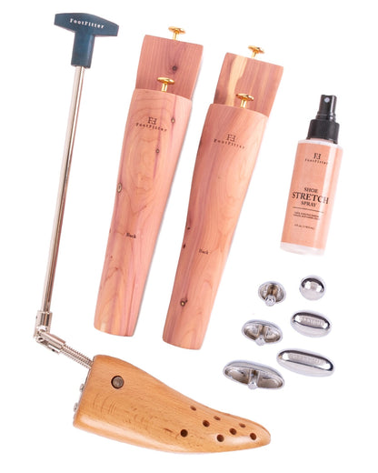 Boot Stretcher and Shoe Tree Bundle FootFitter 