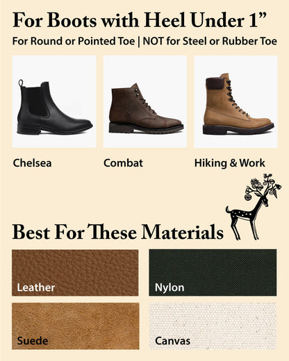 Boot Stretcher and Shoe Tree Bundle FootFitter 