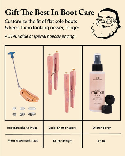 Boot Stretcher and Shoe Tree Bundle FootFitter 