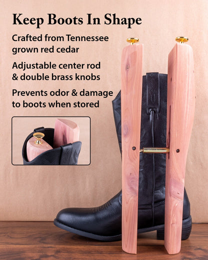 Boot Stretcher and Shoe Tree Bundle FootFitter 