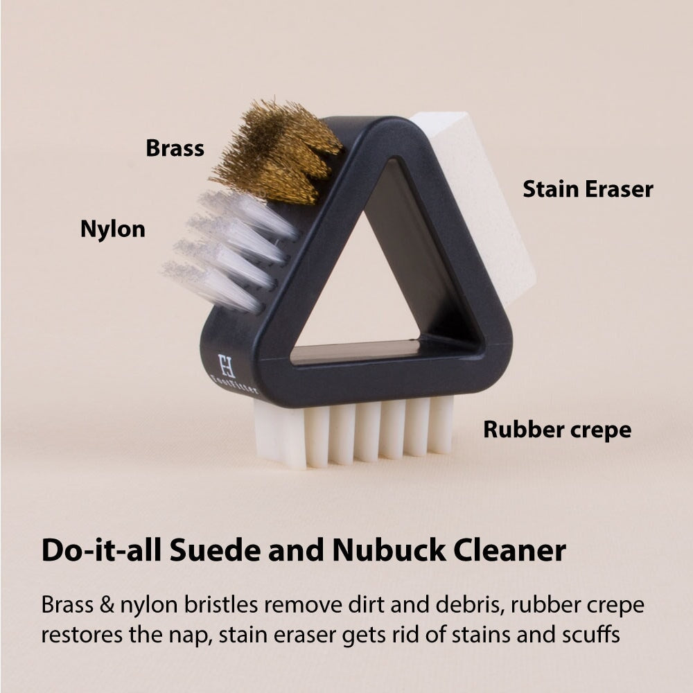 Clean & Restore Suede and Nubuck Shoe Brush Set FootFitter 