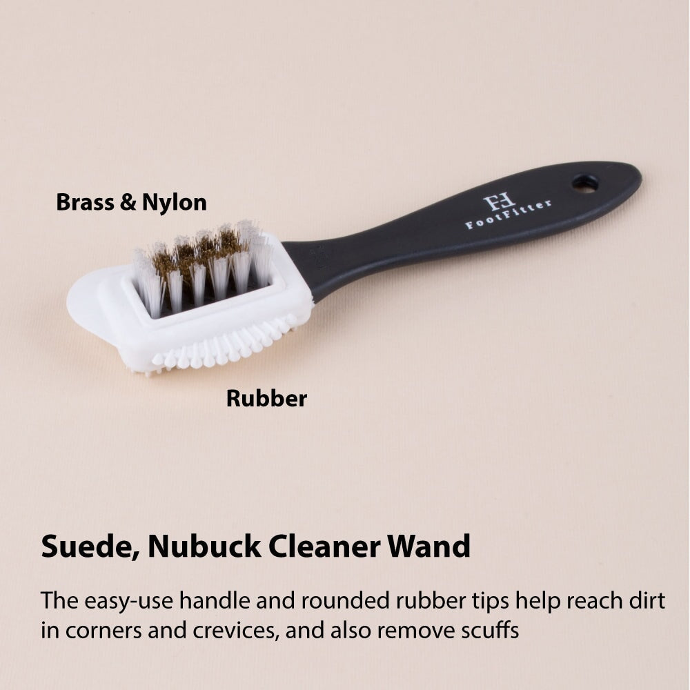 Clean & Restore Suede and Nubuck Shoe Brush Set FootFitter 