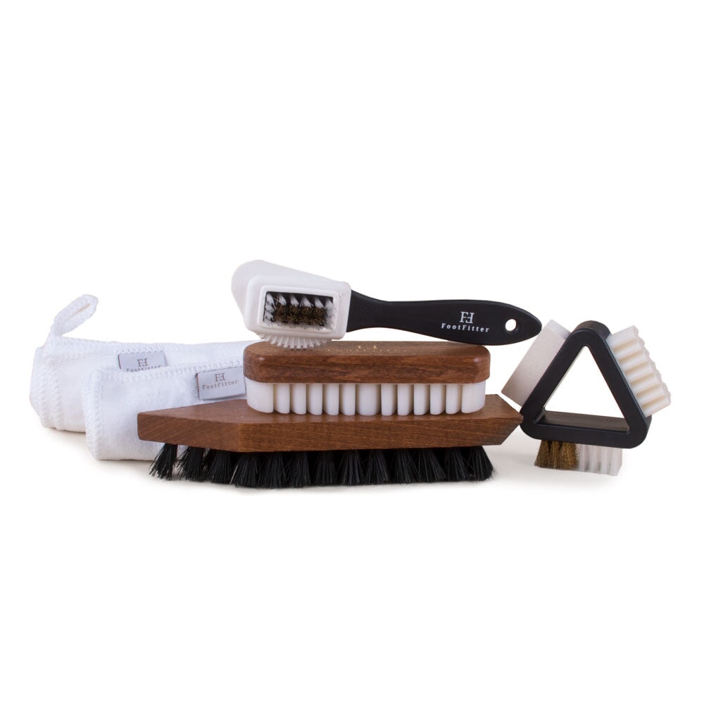 Clean & Restore Suede and Nubuck Shoe Brush Set FootFitter 