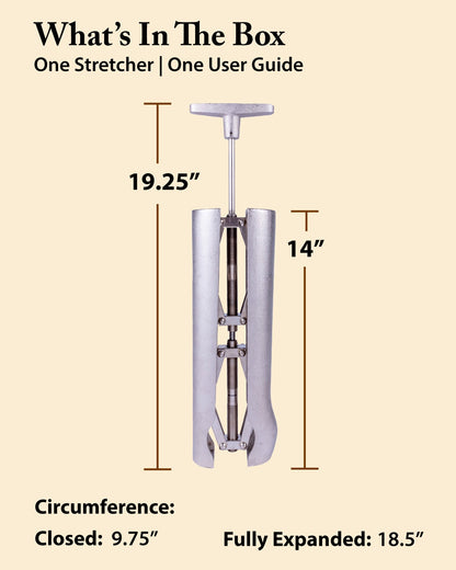 FootFitter Cast Aluminum Boot Instep & Shaft Stretcher Boot Stretcher FootFitter 