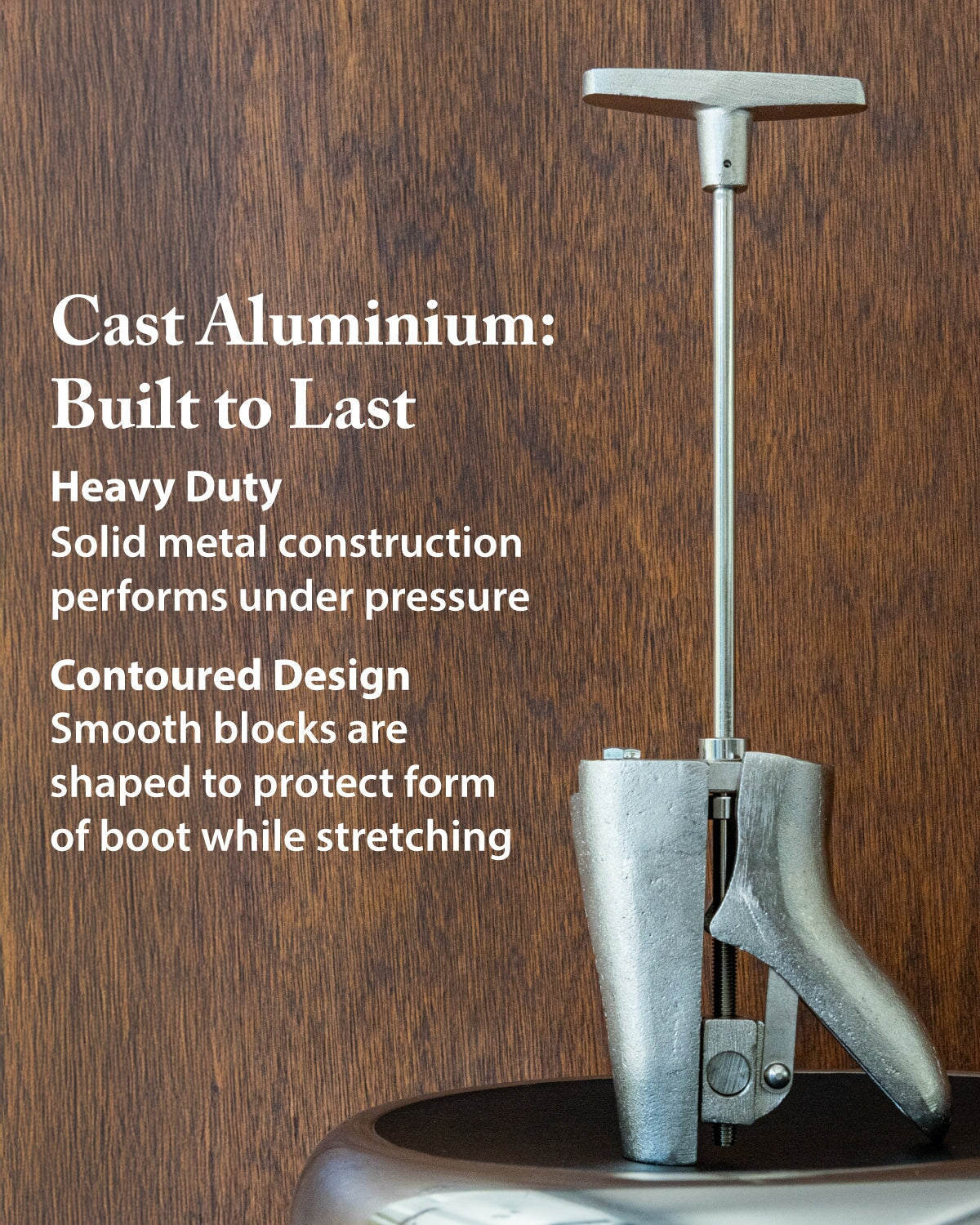 FootFitter Cast Aluminum Boot Instep Stretcher & Vamp Raiser Boot Stretcher FootFitter 
