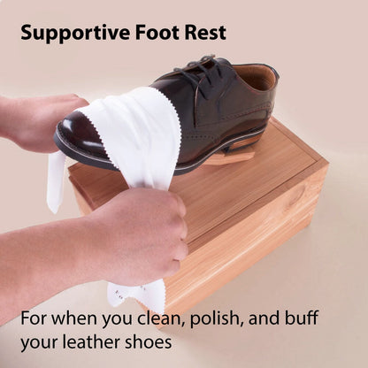 FootFitter Cedar Shoe Shine Valet Box Valet Box FootFitter 