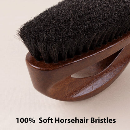 FootFitter Executive Shoe Shine Brush with Handle Shoe Brushes FootFitter 