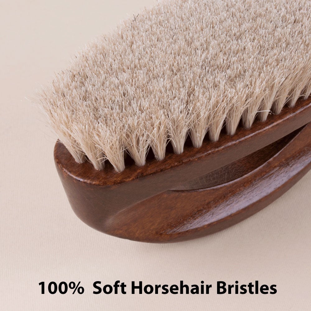 FootFitter Executive Shoe Shine Brush with Handle Shoe Brushes FootFitter 