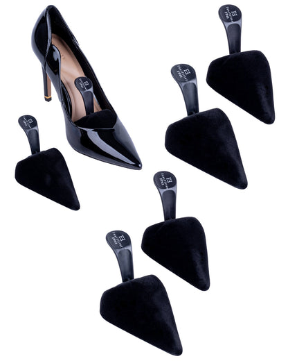 FootFitter Foam Shoe Trees with Handle for Women’s Pointed Toe Heels Shoe Trees FootFitter Women's Small (5 - 8) 3-Pack 