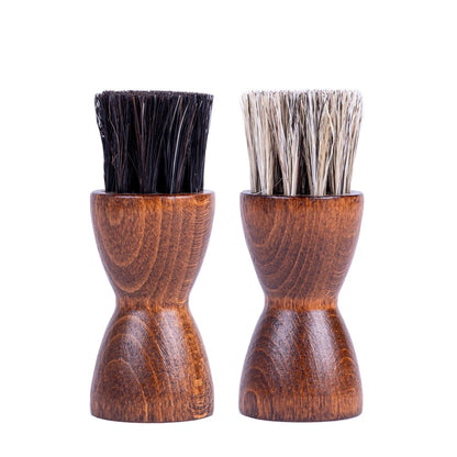 FootFitter Genuine Horsehair Shoe Polish Pencil Dauber Shoe Brushes FootFitter Both 