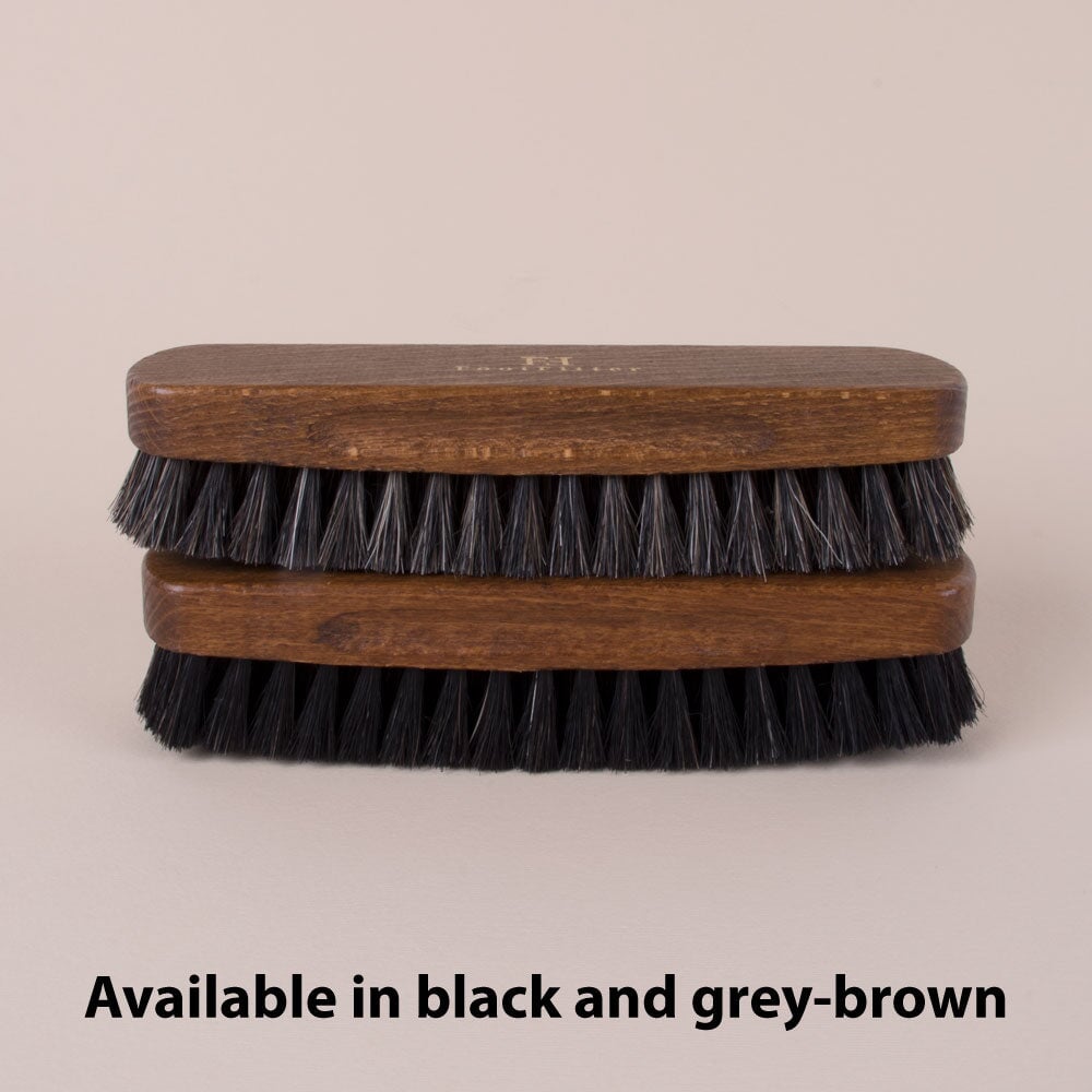 FootFitter Genuine Horsehair Shoe Shine Brush Shoe Brushes FootFitter 