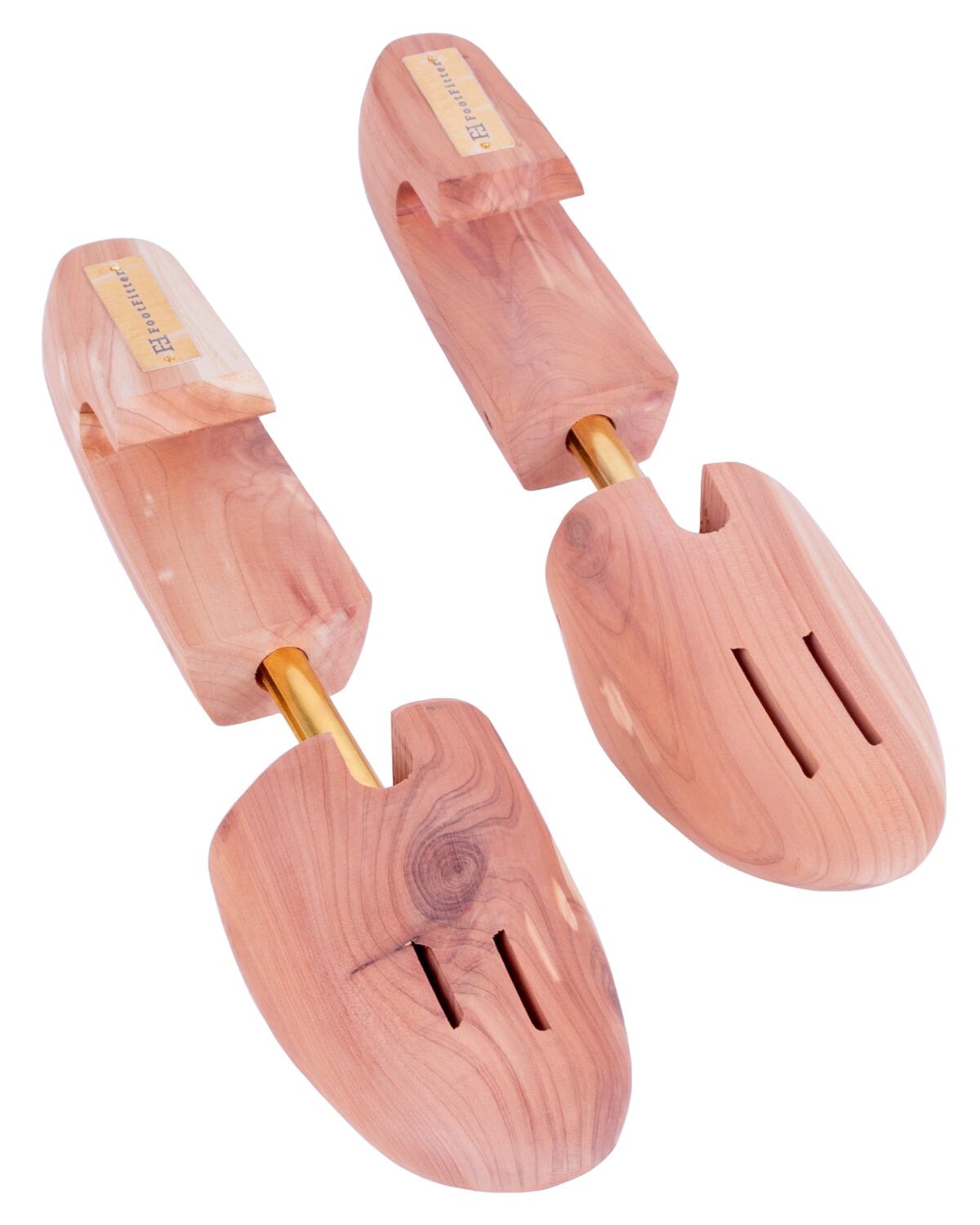 FootFitter Men’s Cedar Shoe Trees, Full Block Wide Heel Shoe Trees FootFitter Men's Small (6 - 7.5) Single Pair 