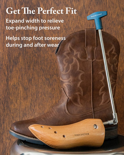 FootFitter Premium Cowboy-Western Boot Stretcher for Width Boot Stretcher FootFitter 
