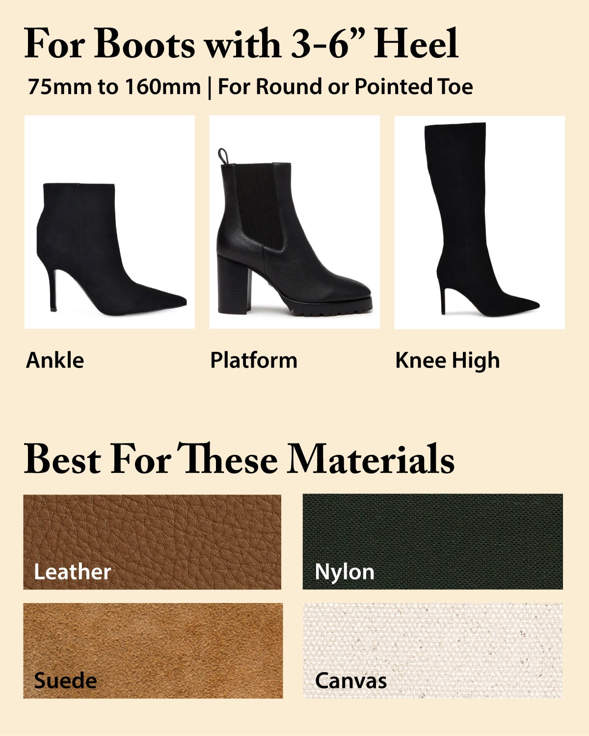 FootFitter Premium High Heel Boot Stretcher for Width- Women's 3-6 inch Heels FootFitter 