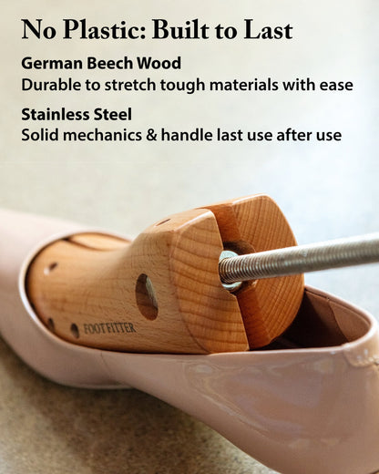 FootFitter Premium High Heel Shoe Stretcher for Width – Women's 1–3" Heels High Heel Stretcher FootFitter 