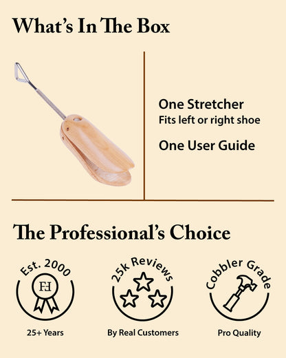 FootFitter Professional Toe Box Raiser Shoe Stretcher Shoe Stretcher FootFitter 
