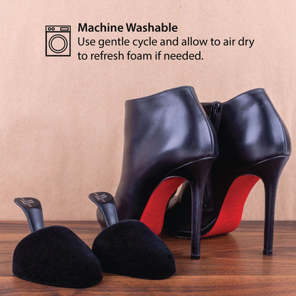 FootFitter Rounded Foam Shoe Tree with Handle for Women's High Heels, Lightweight Shape Keeping Travel Shoe Tree - FP42, 3-Pack Shoe Trees & Shapers FootFitter 