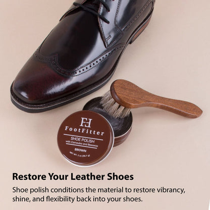 FootFitter Shoe Shine Detailing Set - Shoe Polish Shoe Shine Kits FootFitter 