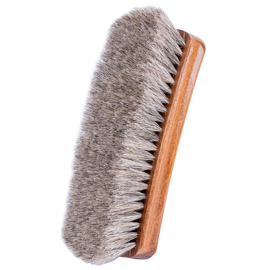 FootFitter Signature Jumbo Shoe Shine Brush Shoe Brushes FootFitter Grey-Brown 