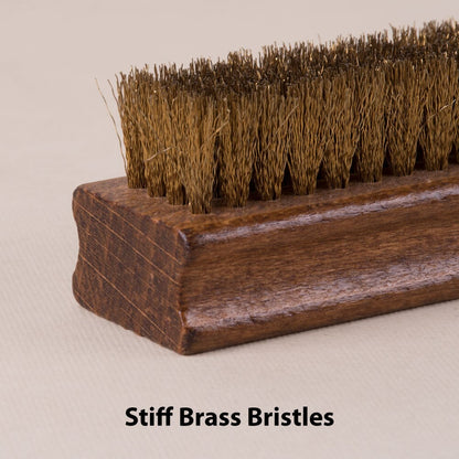 FootFitter Suede-Nubuck Brass Shoe Cleaning Brush Shoe Brushes FootFitter 