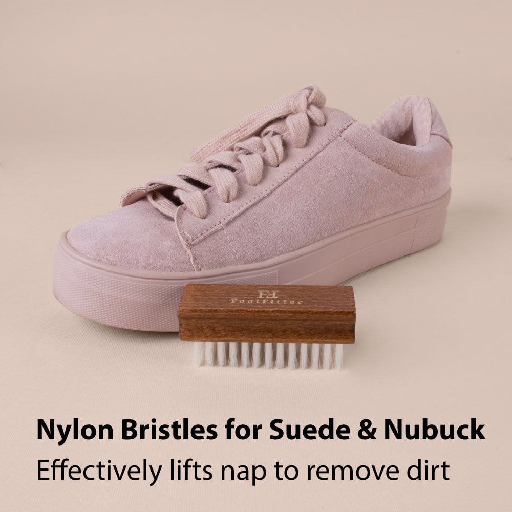 FootFitter Suede-Nubuck Nylon Shoe Cleaning Brush Shoe Brushes FootFitter 