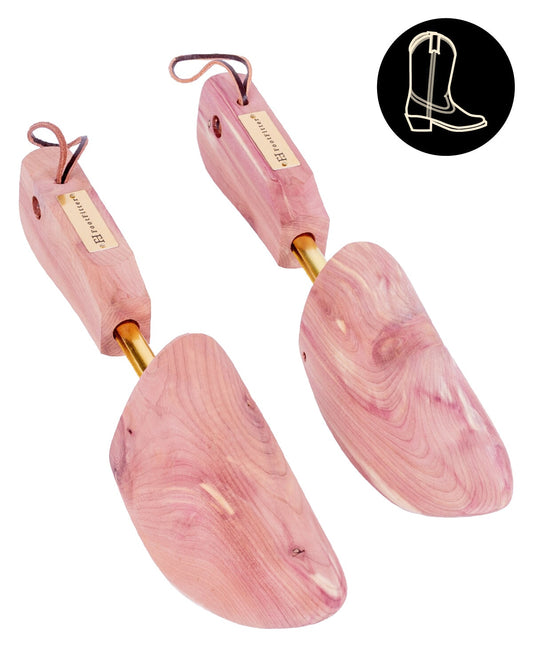 FootFitter Western Cedar Boot Tree, Shoe Trees for Cowboy Style Boots Shoe Trees FootFitter Men's Medium (8 - 10) Single Pair 