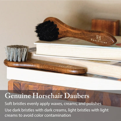 Grand Cedar Shoe Valet with Suede & Shoe Shine Set - Shoe Polish Cream Shoe Shine Kits FootFitter 