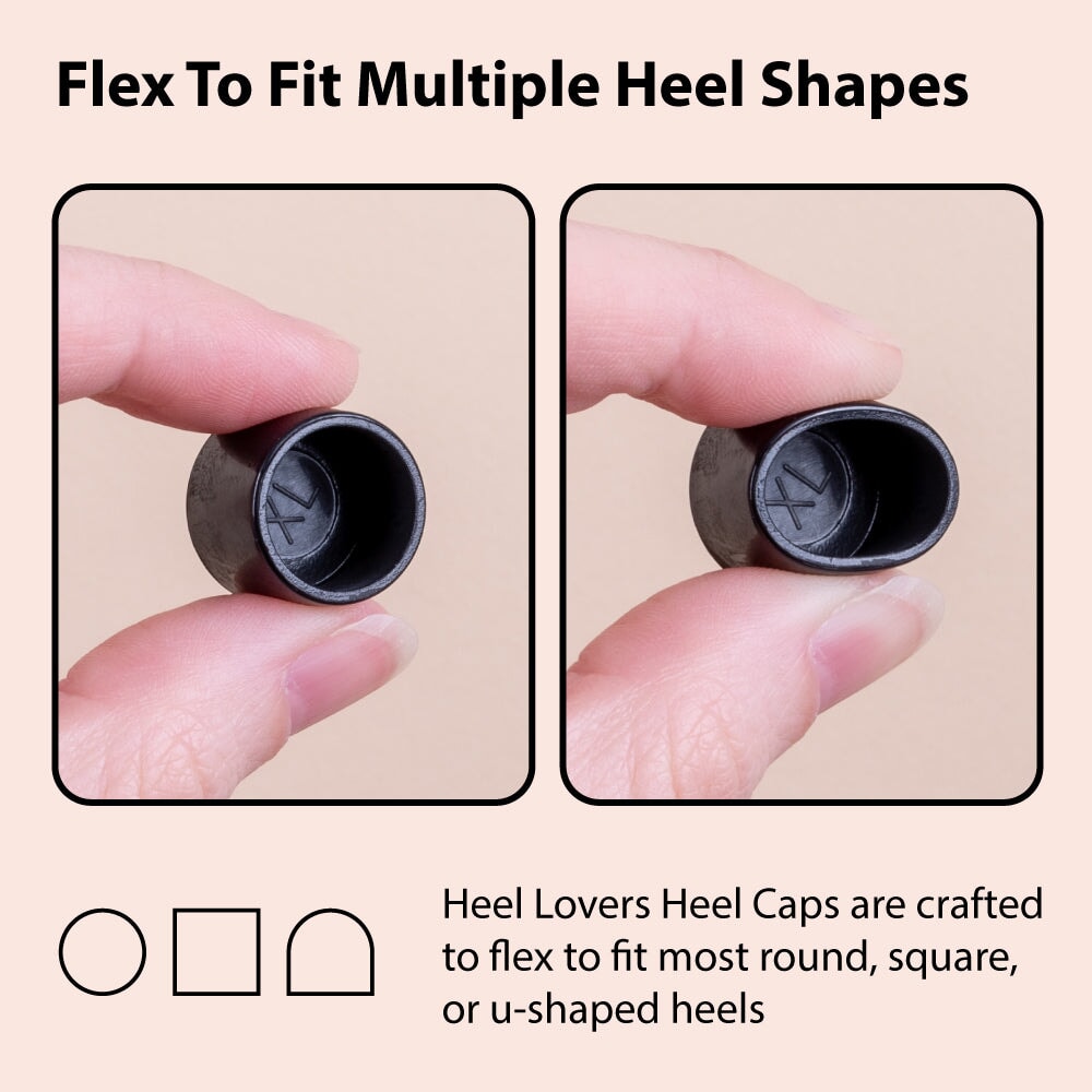 Heel Lovers Protective Heel Caps - Clear Heel Caps FootFitter 