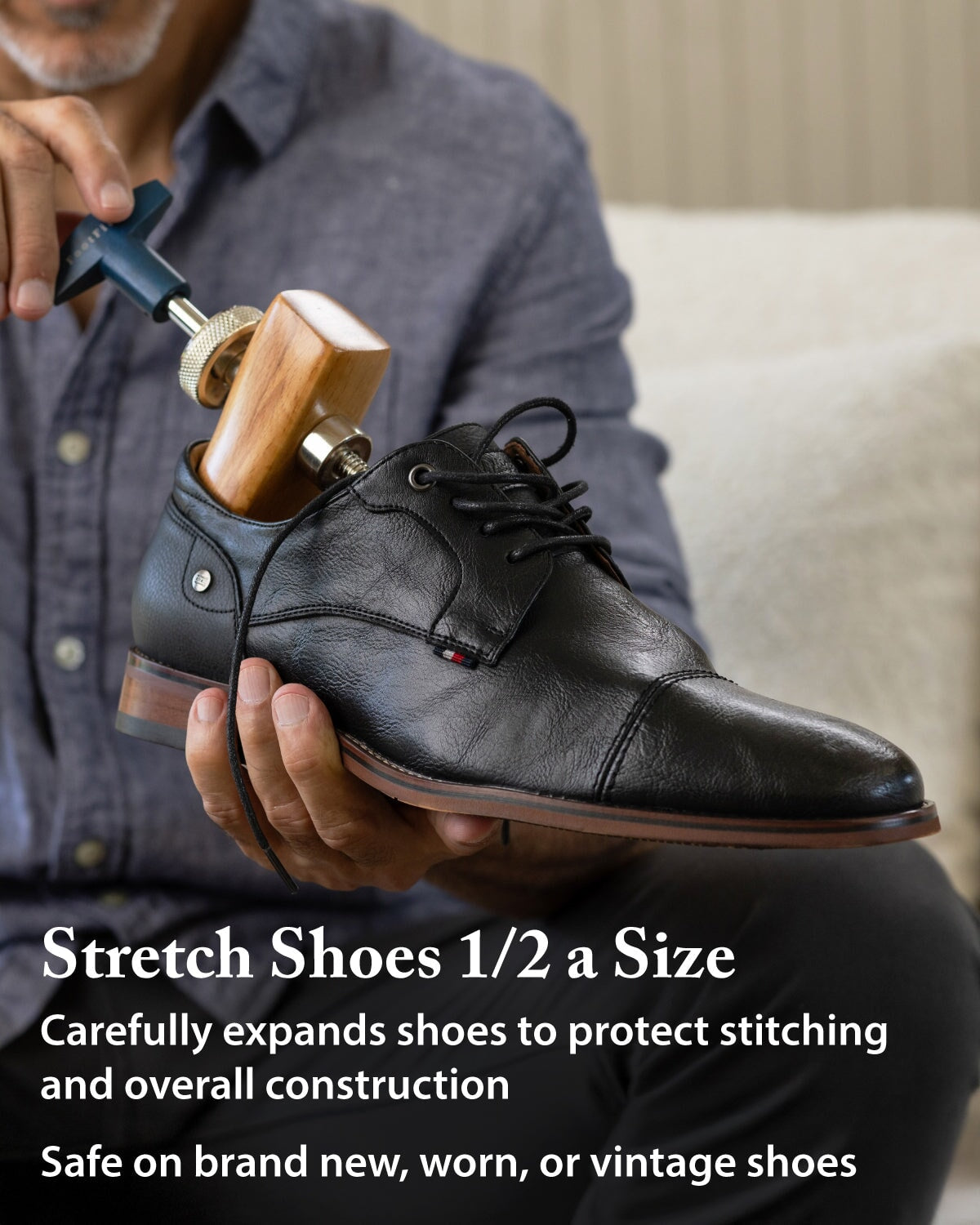 FootFitter Premium Shoe Stretcher 2-Way Deluxe, Women's Medium
