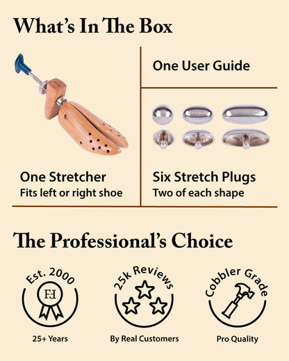 Premium Professional 2-Way Shoe Stretcher - DS11/DS21 Shoe Stretcher FootFitter 