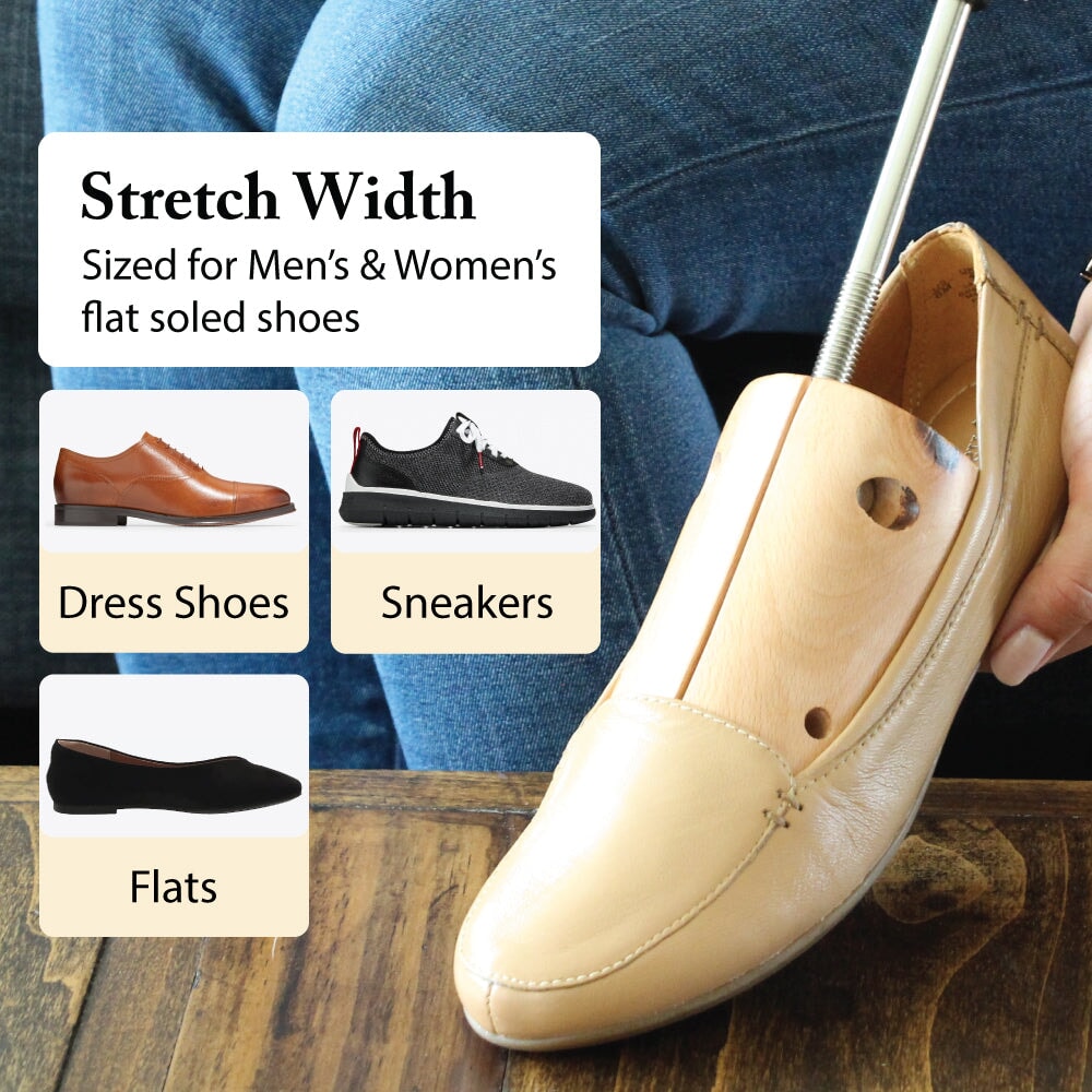 Premium Professional One-Way Single Shoe Stretcher Set - Pair of Shoe Stretchers Shoe Stretcher FootFitter 