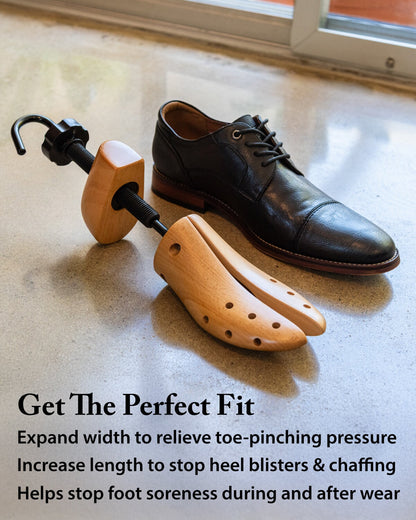 Professional 2-Way Shoe Stretcher Set - Pair of Shoe Stretcher Shoe Stretcher FootFitter 