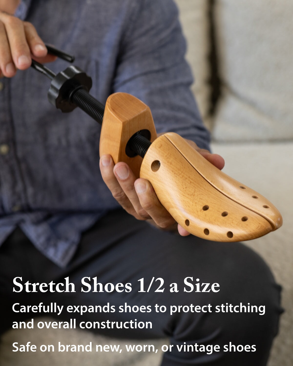Professional 2-Way Single Shoe Stretcher - PS11/PS21 Shoe Stretcher FootFitter 