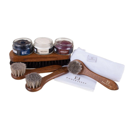 Restore Leather Shoe Shine Set - Color Shoe Polish Creams FootFitter 