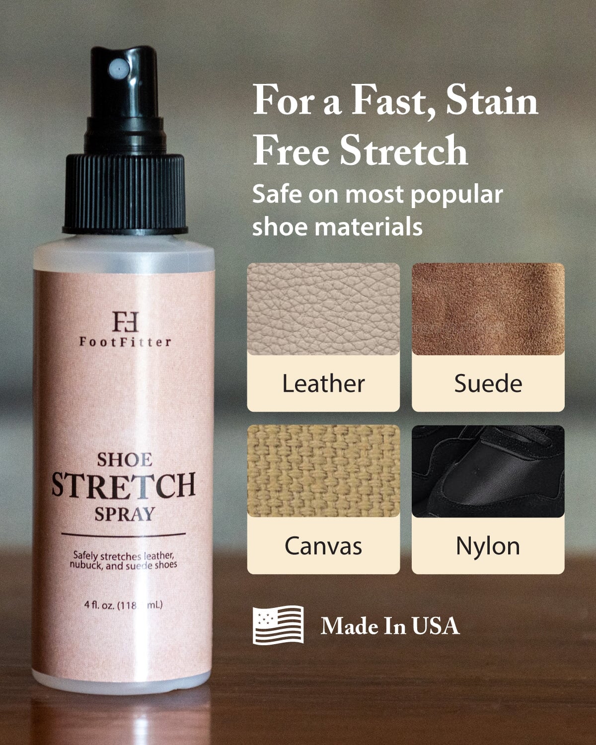 Shoe and Boot Stretch Spray Shoe Stretch Spray FootFitter 