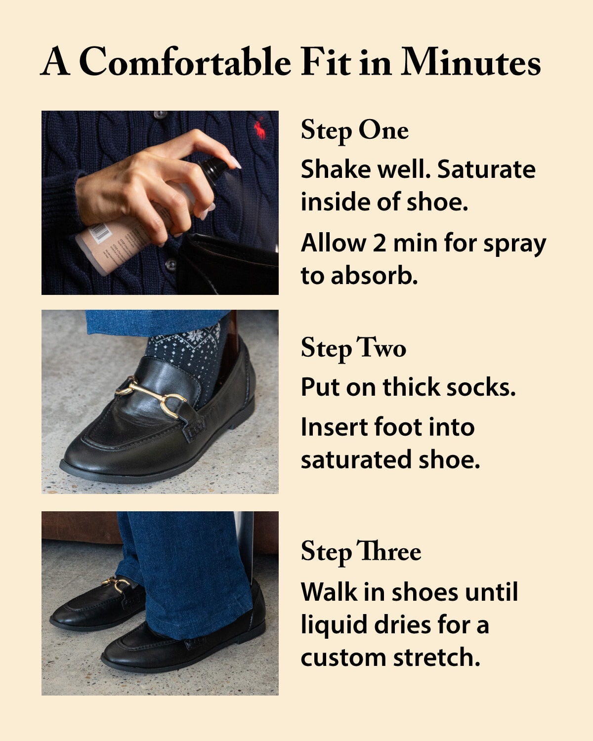 Shoe and Boot Stretch Spray Shoe Stretch Spray FootFitter 