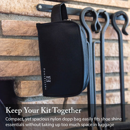Shoe Care Kit with Travel Bag Shoe Shine Kits FootFitter 