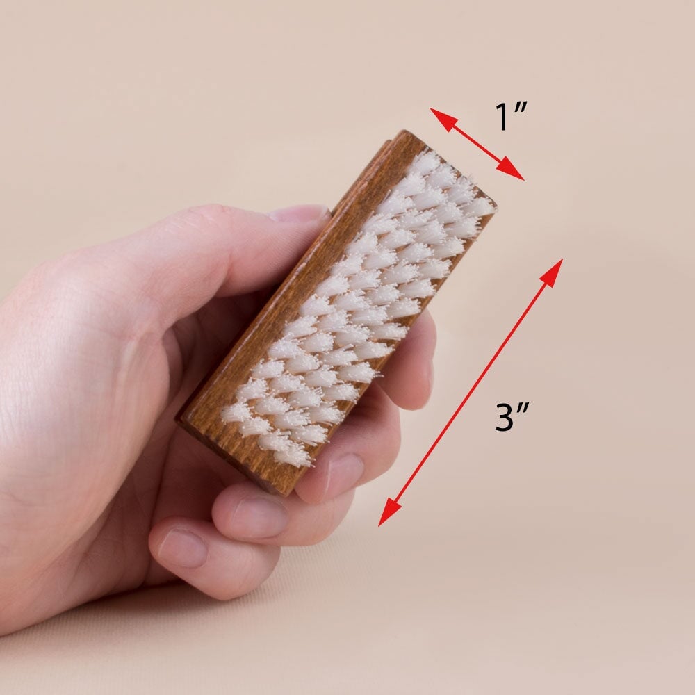 Suede-Nubuck Brass Shoe Cleaning Brush Shoe Brushes FootFitter 