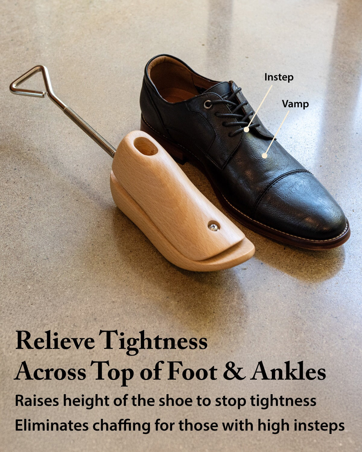 FootFitter Vamp Instep Shoe Stretcher, Women's Medium (8