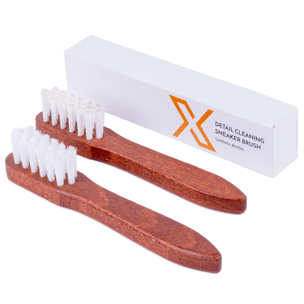 X Detail Cleaning and Shoelace Sneaker Brush, 2-Pack X Sneaker Care 