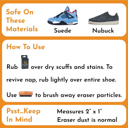 X Suede & Nubuck Eraser X Sneaker Care 