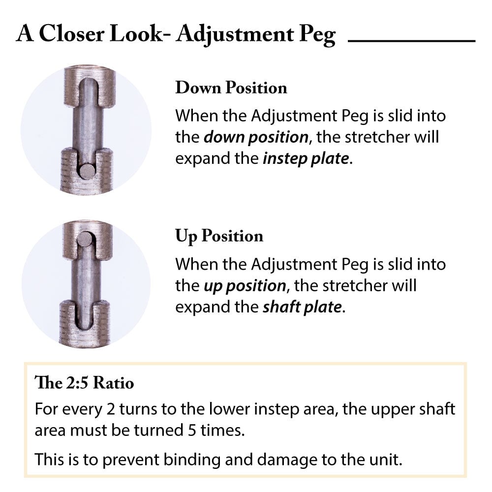 Aluminum clearance boot stretcher