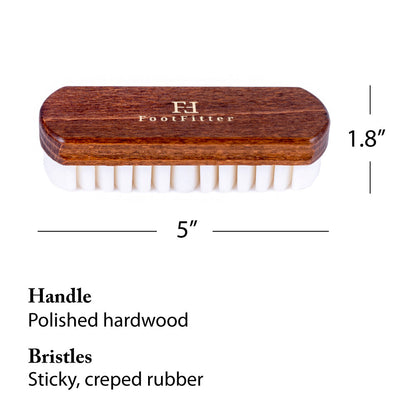FootFitter Large Crepe Brush for Suede and Nubuck