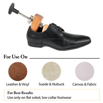 FootFitter Premium Professional 2-Way Shoe Stretcher Set - Pair of Shoe Stretchers