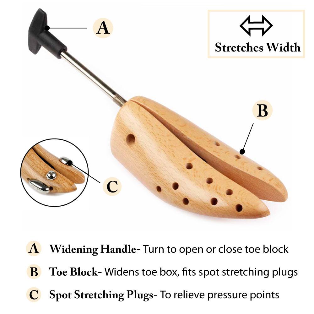 FootFitter Premium Professional One-Way Single Shoe Stretcher - SS11/SS21