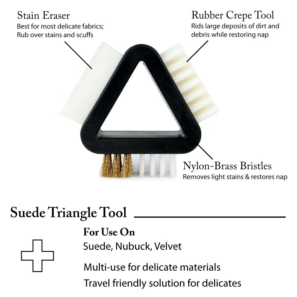 FootFitter Suede-Nubuck Nylon Shoe Cleaning Brush